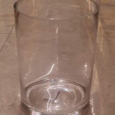 Classic Clear Glass Cylinder Vase