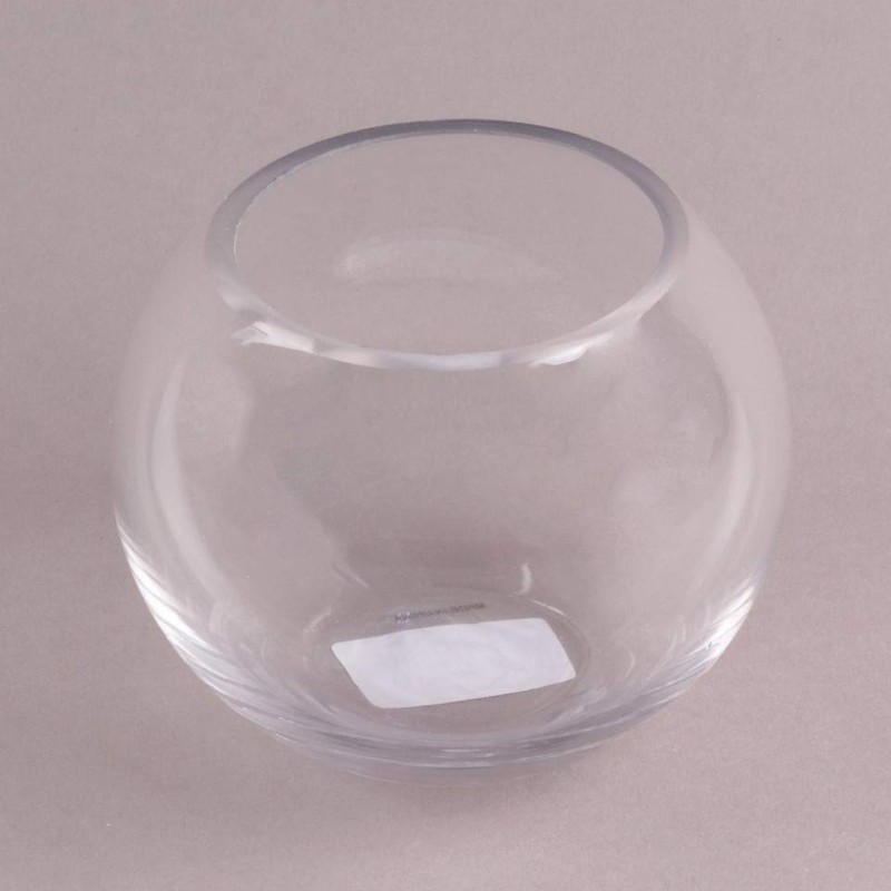 Small Round Glass Bubble Vase