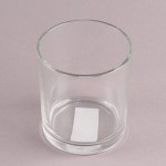 Small Clear Glass Cylinder Vase