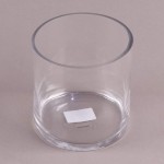 Clear Glass Cylinder Vase