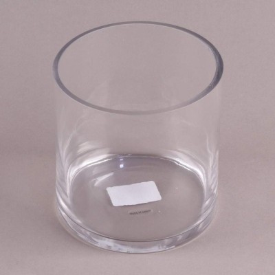 Clear Glass Cylinder Vase