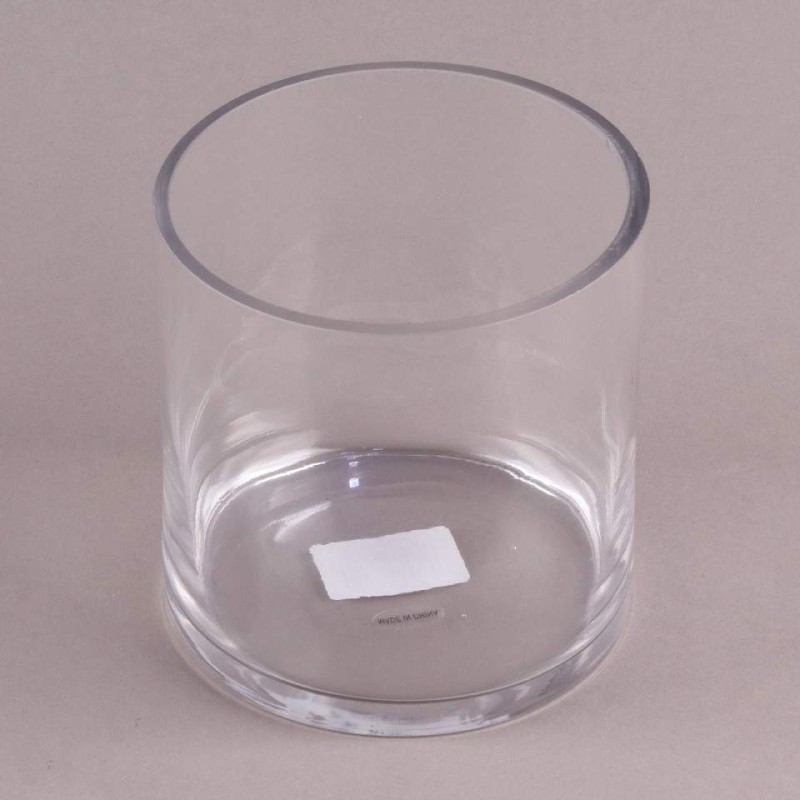 Clear Glass Cylinder Vase
